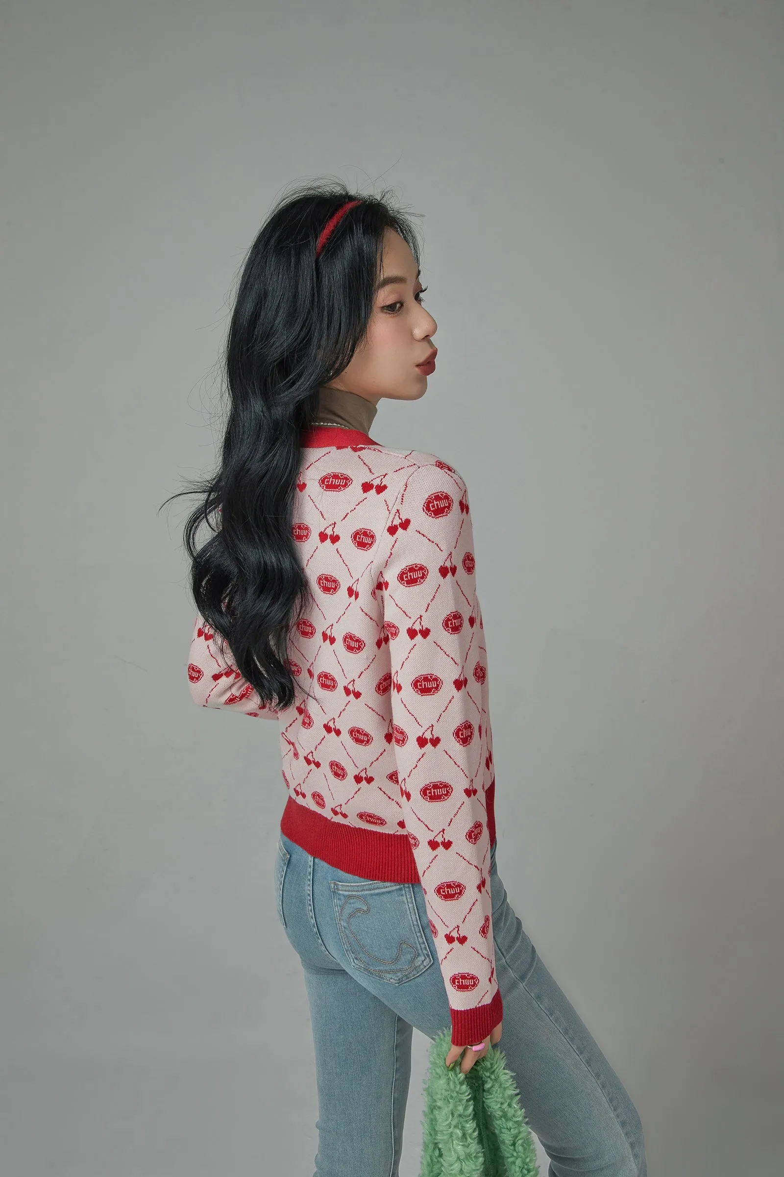 Chuu Cherry Princess Color Cardigan