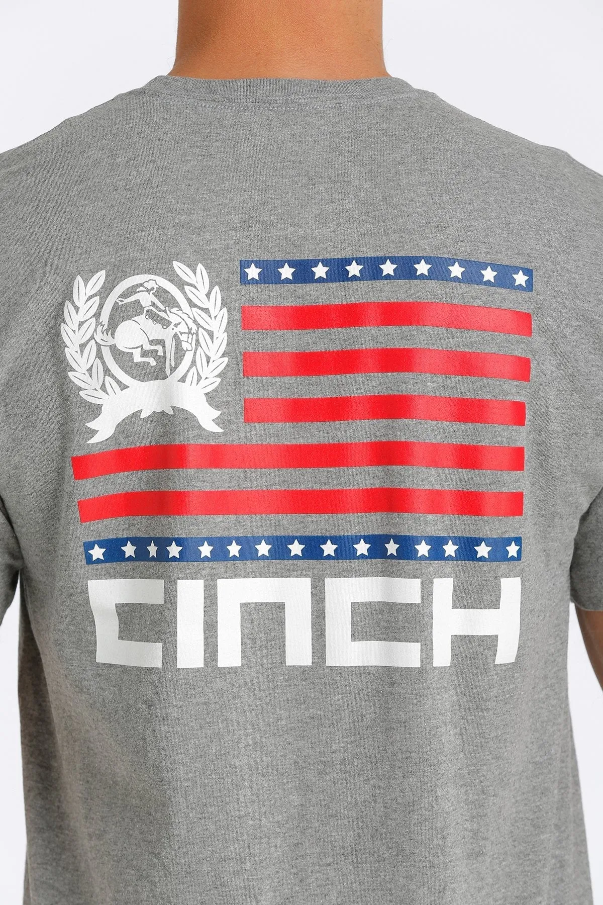 CINCH MEN'S CINCH FLAG TEE - ASPHALT STYLE MTT1690502