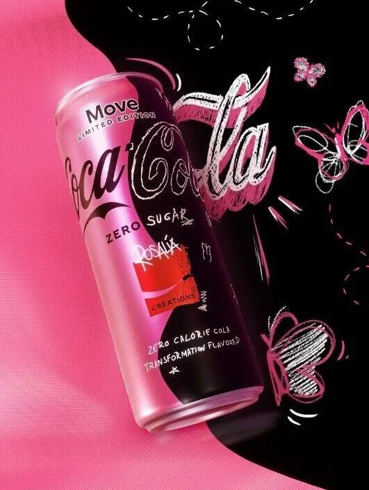 Coca Cola Movement Limited Edition Zero Sugar by Rosalía