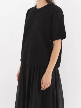 École De Curiosités Klara Knit Top, Black