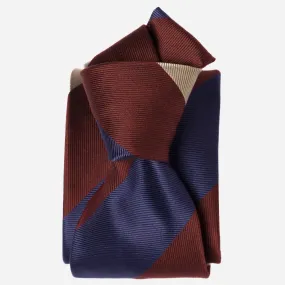 Conero - Silk Jacquard Tie - Burgundy