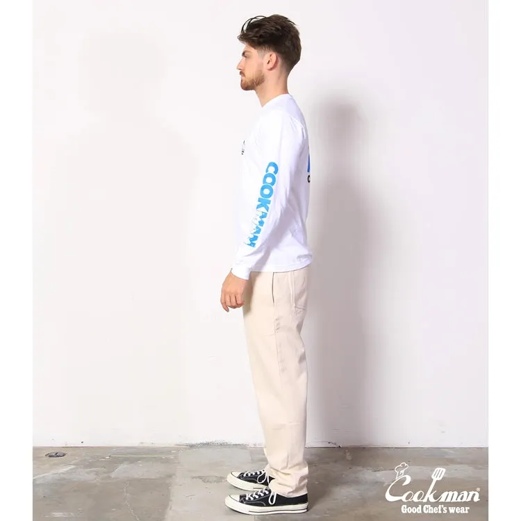 Cookman Long Sleeve Tees - Milk : White