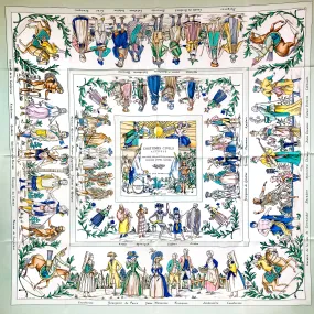 Costumes Civils Actuels Hermes Silk Scarf UNWORN