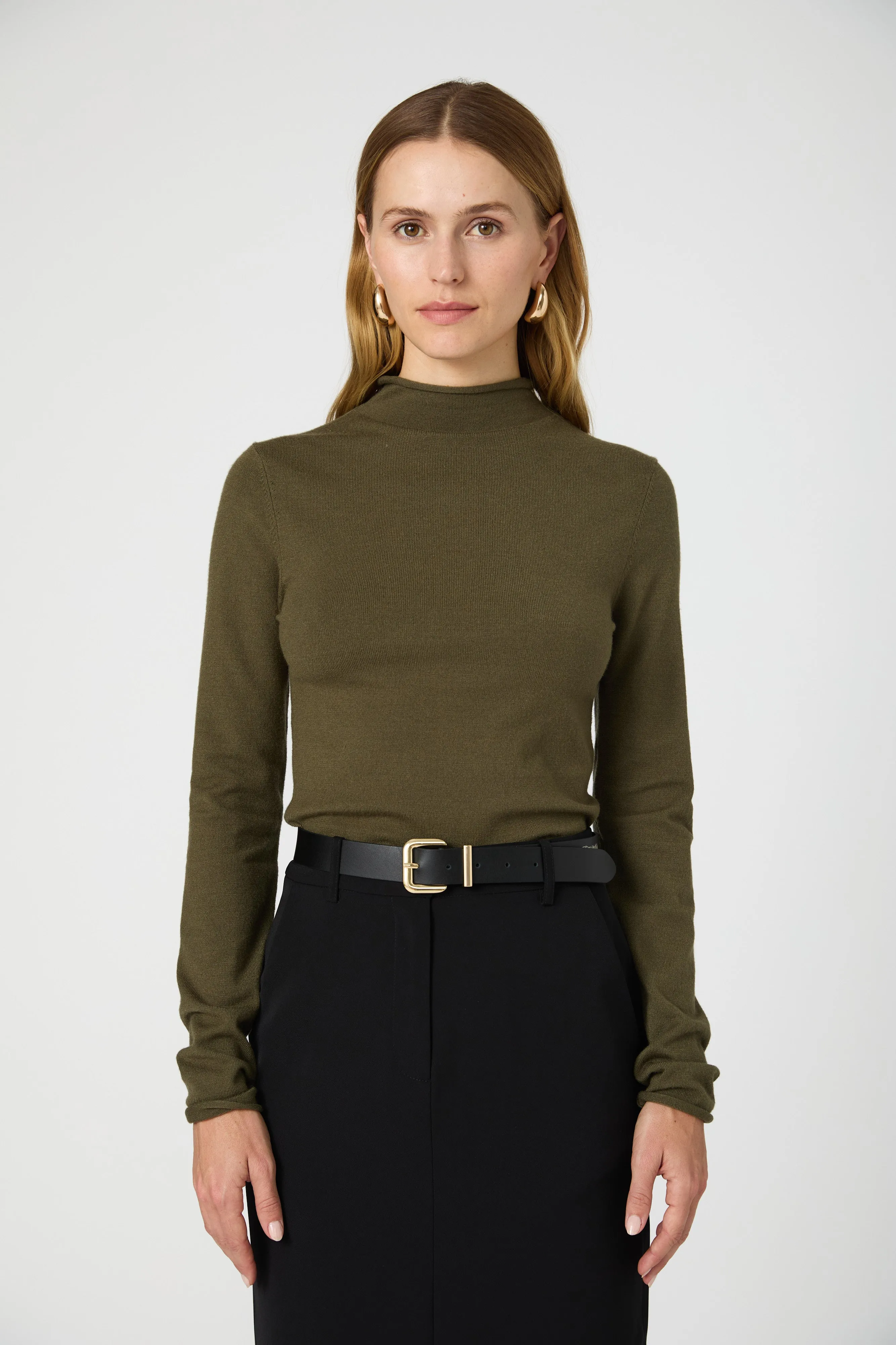 Cosysoft Fitted High Neck Sweater