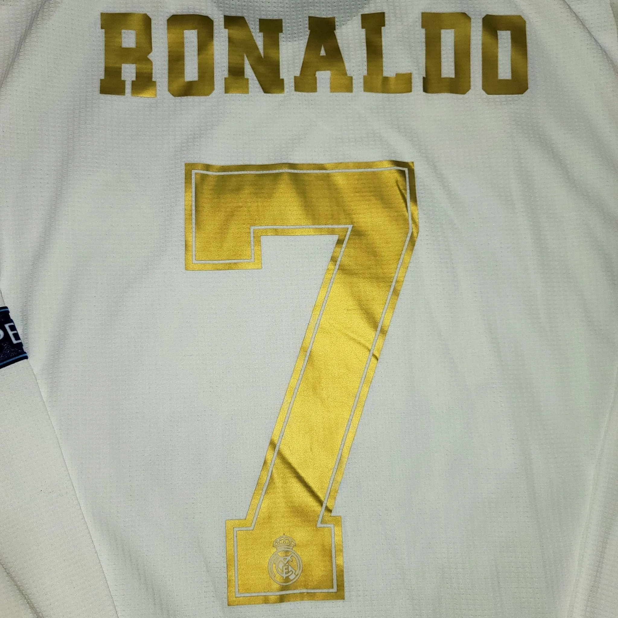 Cristiano Ronaldo Real Madrid 2019 2020 CLIMACHILL PLAYER ISSUE Home Jersey Camiseta Shirt L SKU# DW4437