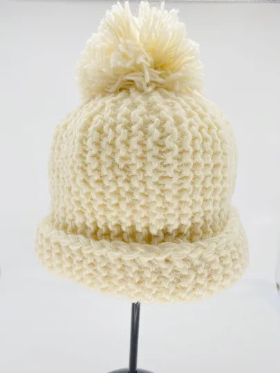 Crocheted Winter Beanie Hat from Nepal