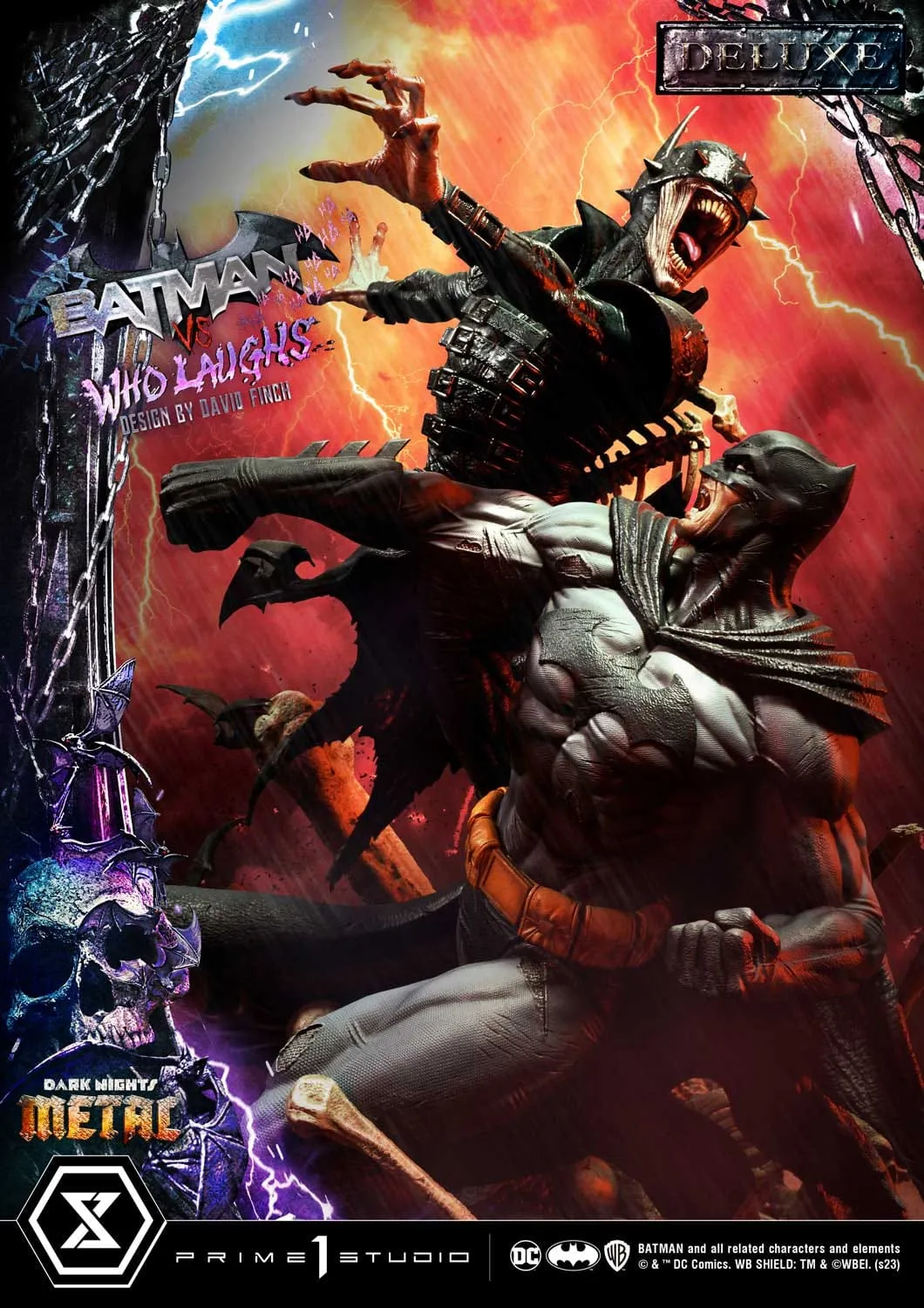 DARK NIGHTS METAL (Comics) BATMAN VERSUS BATMAN WHO LAUGHS