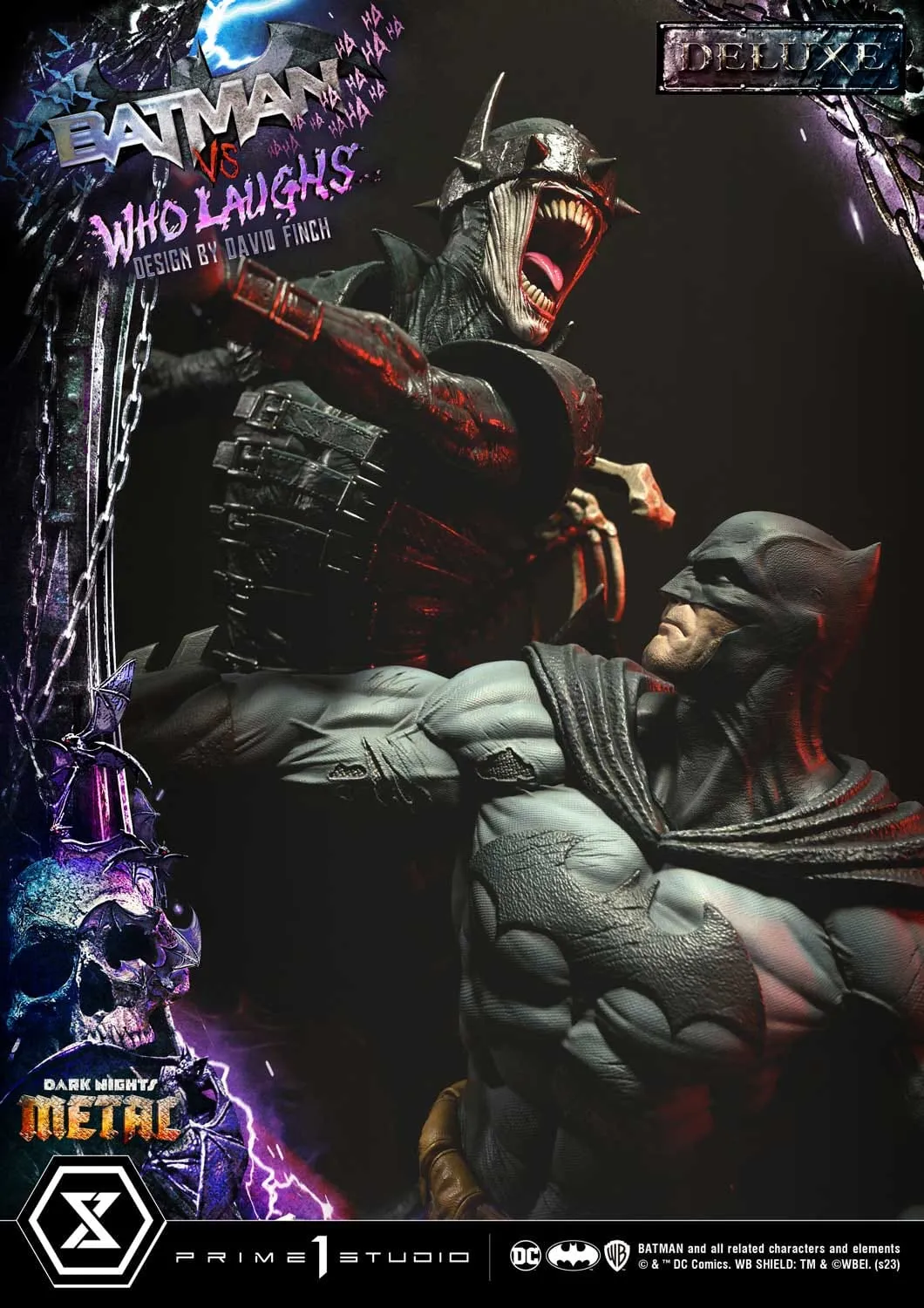 DARK NIGHTS METAL (Comics) BATMAN VERSUS BATMAN WHO LAUGHS