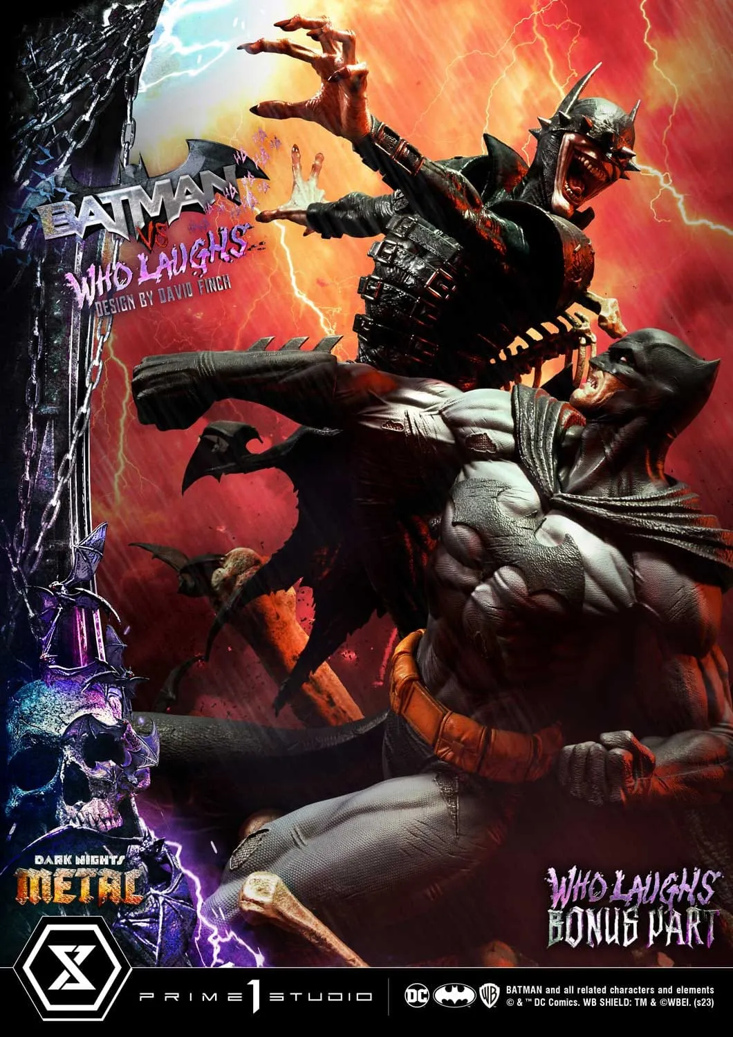 DARK NIGHTS METAL (Comics) BATMAN VERSUS BATMAN WHO LAUGHS