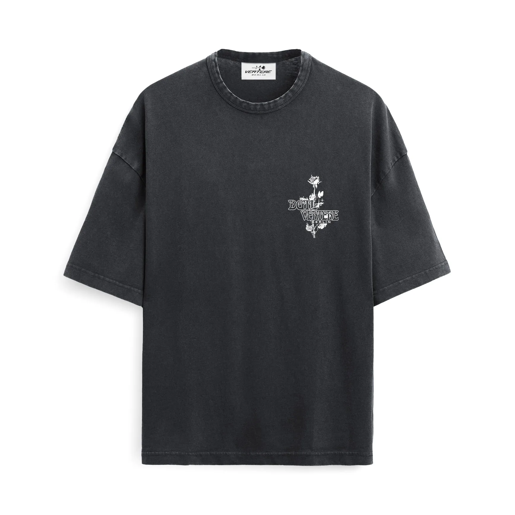 DGTL X VERTERE SYNERGY T-SHIRT - WASHED BLACK