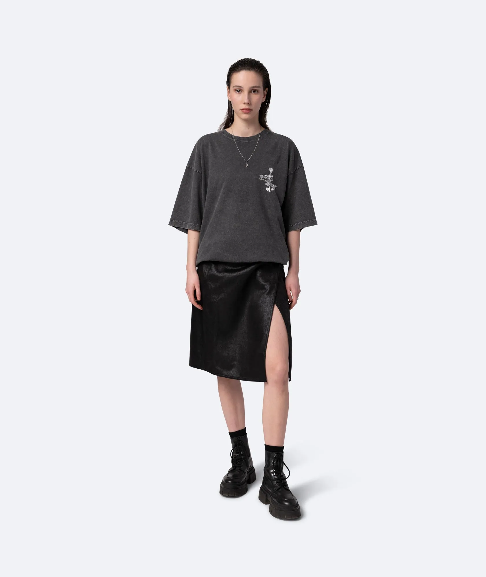 DGTL X VERTERE SYNERGY T-SHIRT - WASHED BLACK