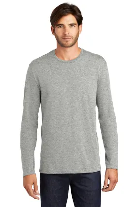 District Perfect Weight Long Sleeve Unisex Tee - Heathered Steel