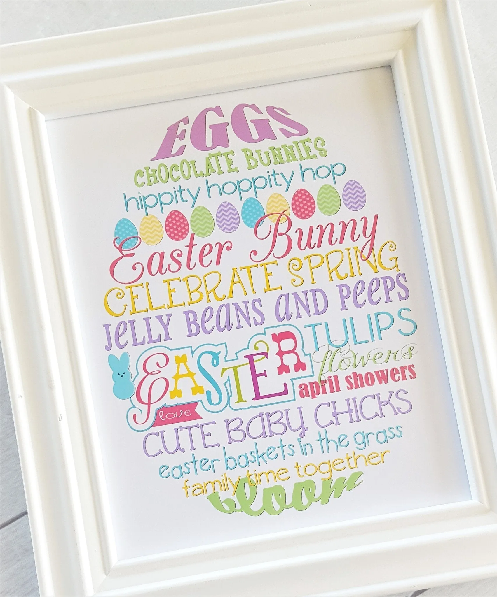 Easter Egg Subway Art PRINTABLE