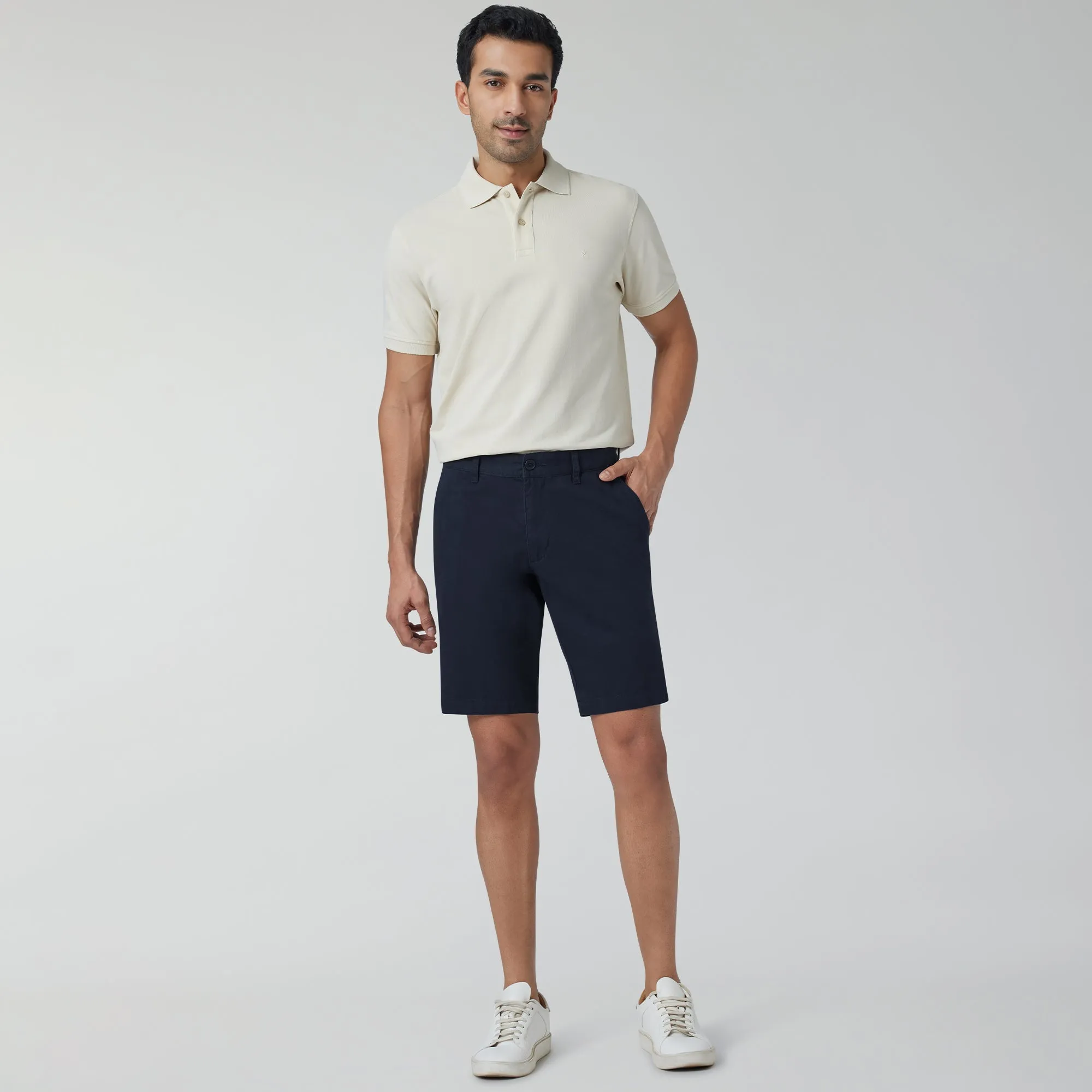 Element  Cotton Chinos Shorts For Men Midnight Blue