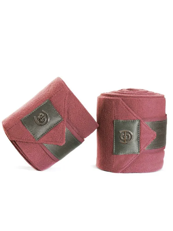 EQUESTRIAN STOCKHOLM GREY PLUM POLO WRAPS