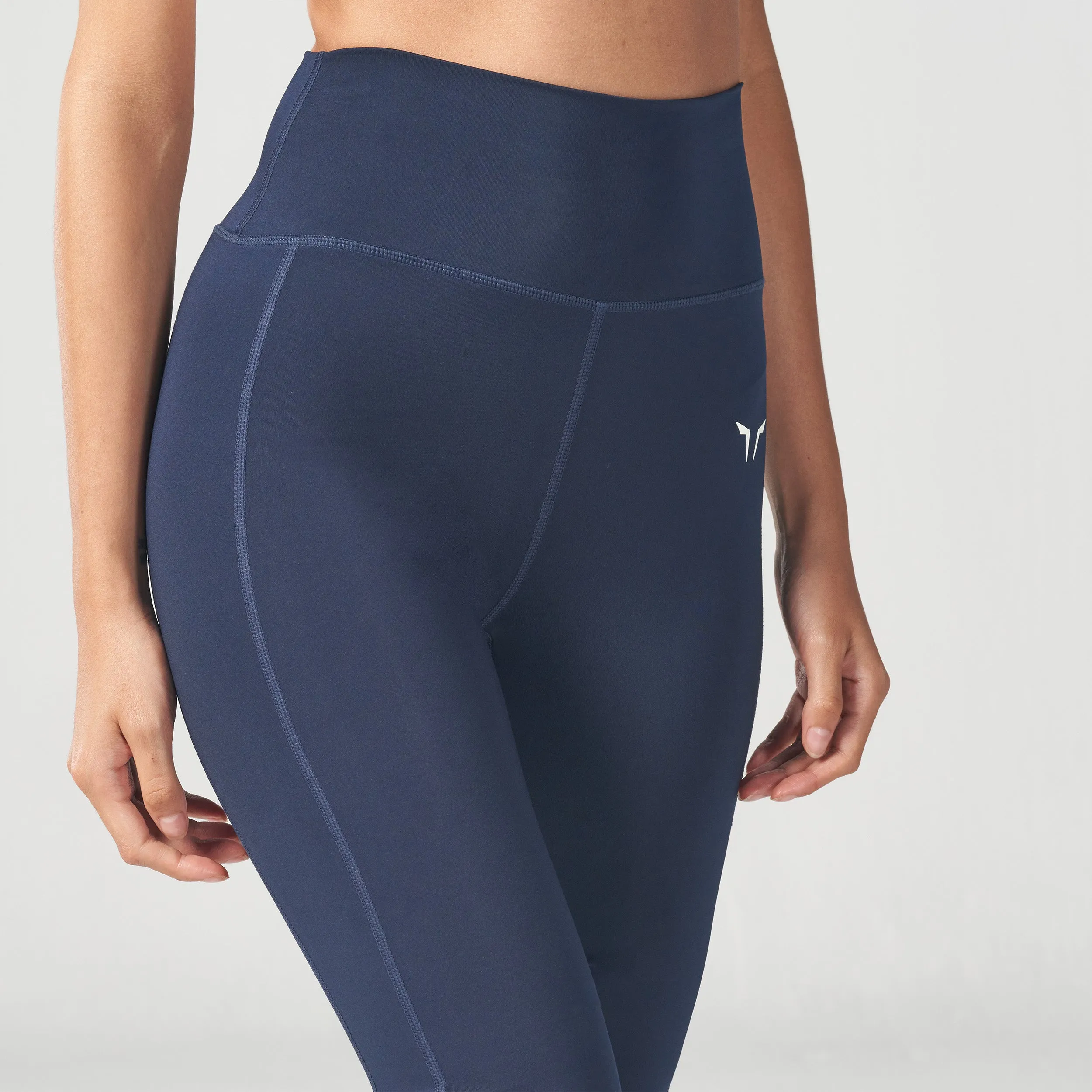 Essential High Waisted Leggings 27"  - Navy