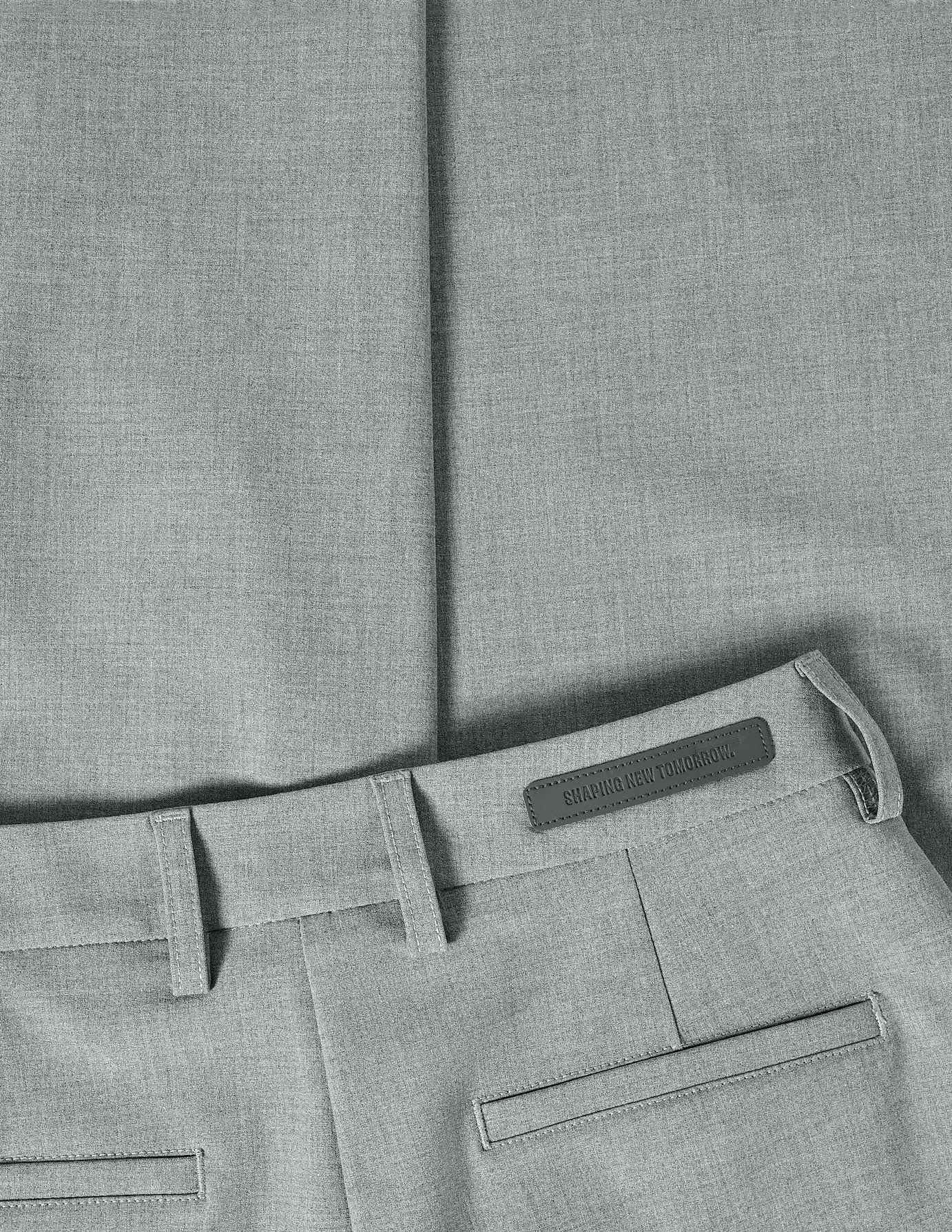 Essential Pants Straight Cloud Grey