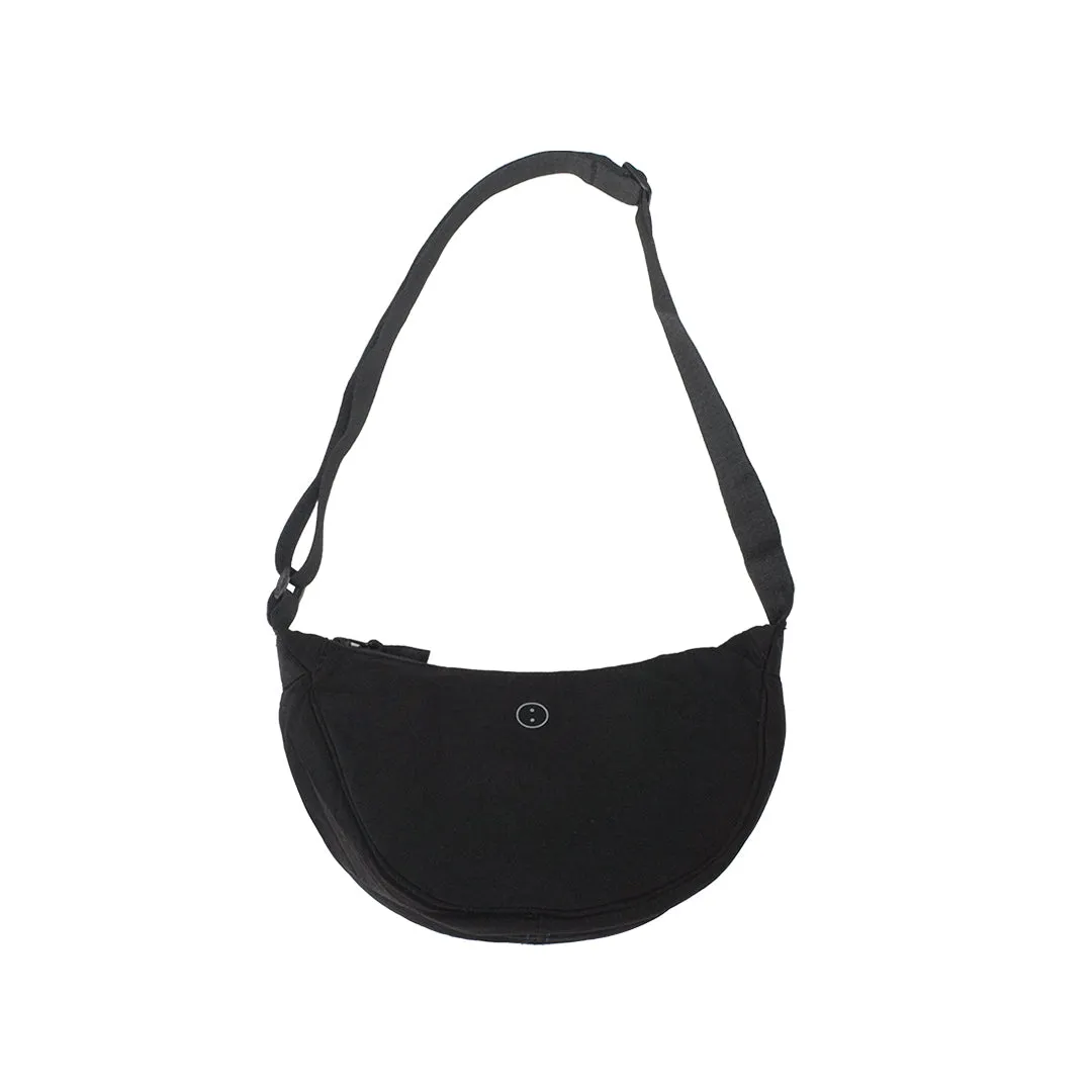 Essentials Oxford Nylon Cross Body Bag - Black