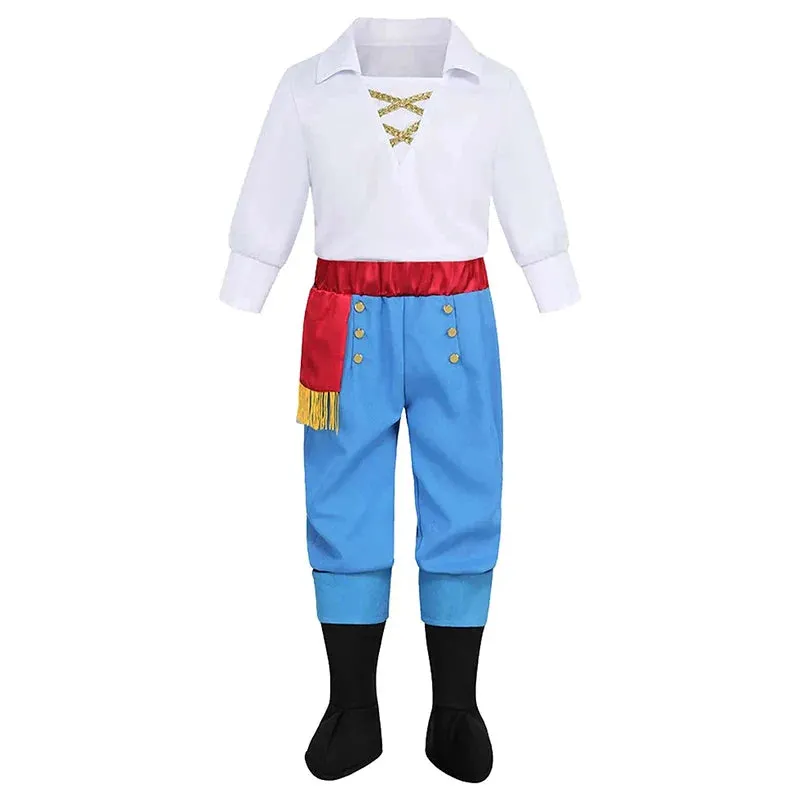 Fashion New Arrival Halloween Little Mermaid Prince Boy Kid Costume