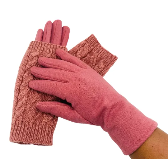 Fleece Lining Two Piece Gloves/ Handwarmers