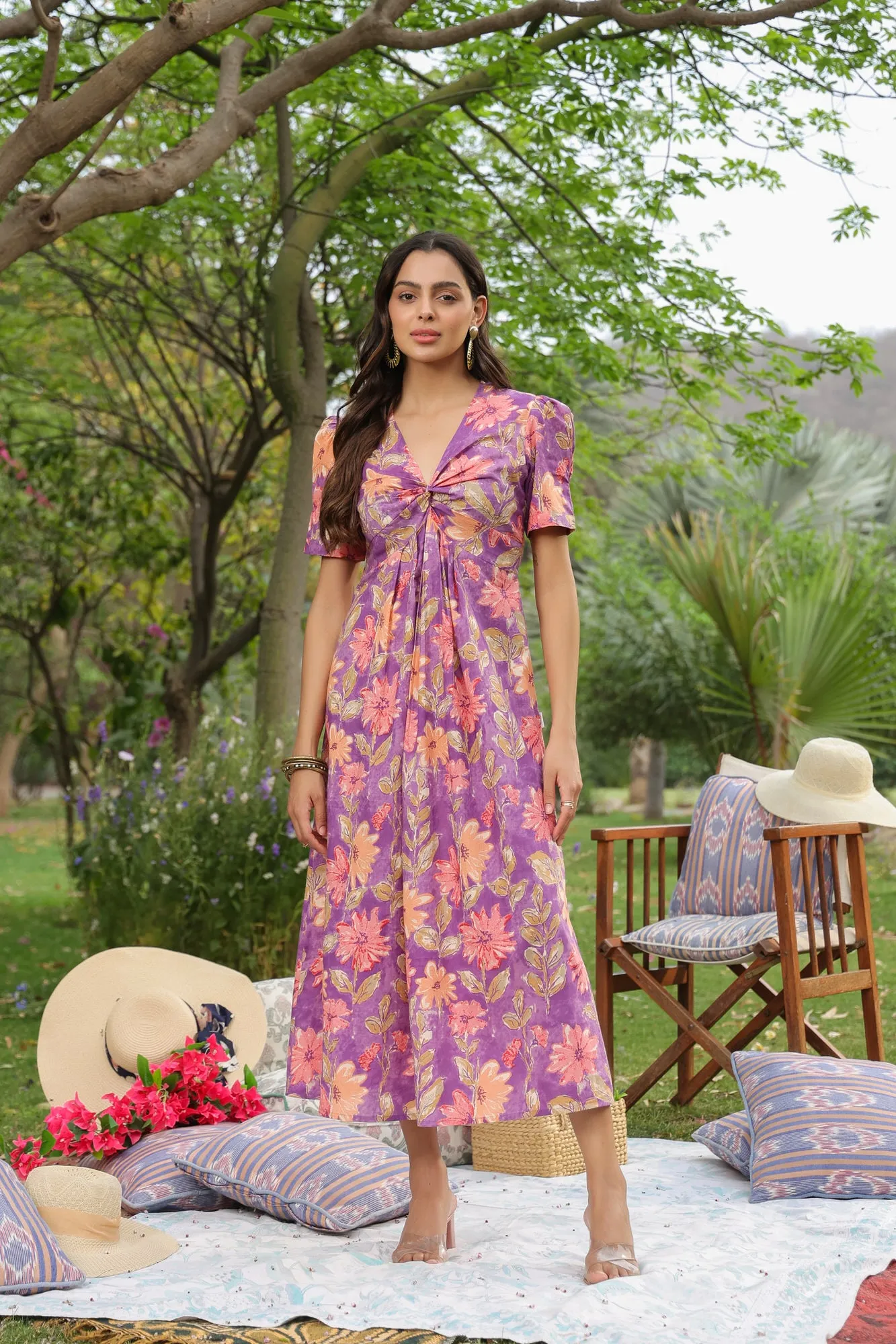 Fleur de Lune Cotton Sundress