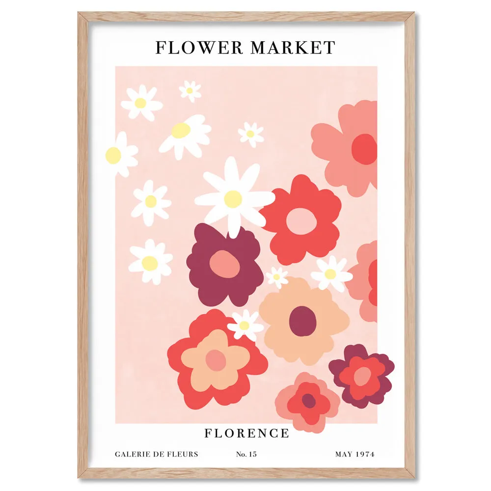 Flower Market | Florence - Art Print