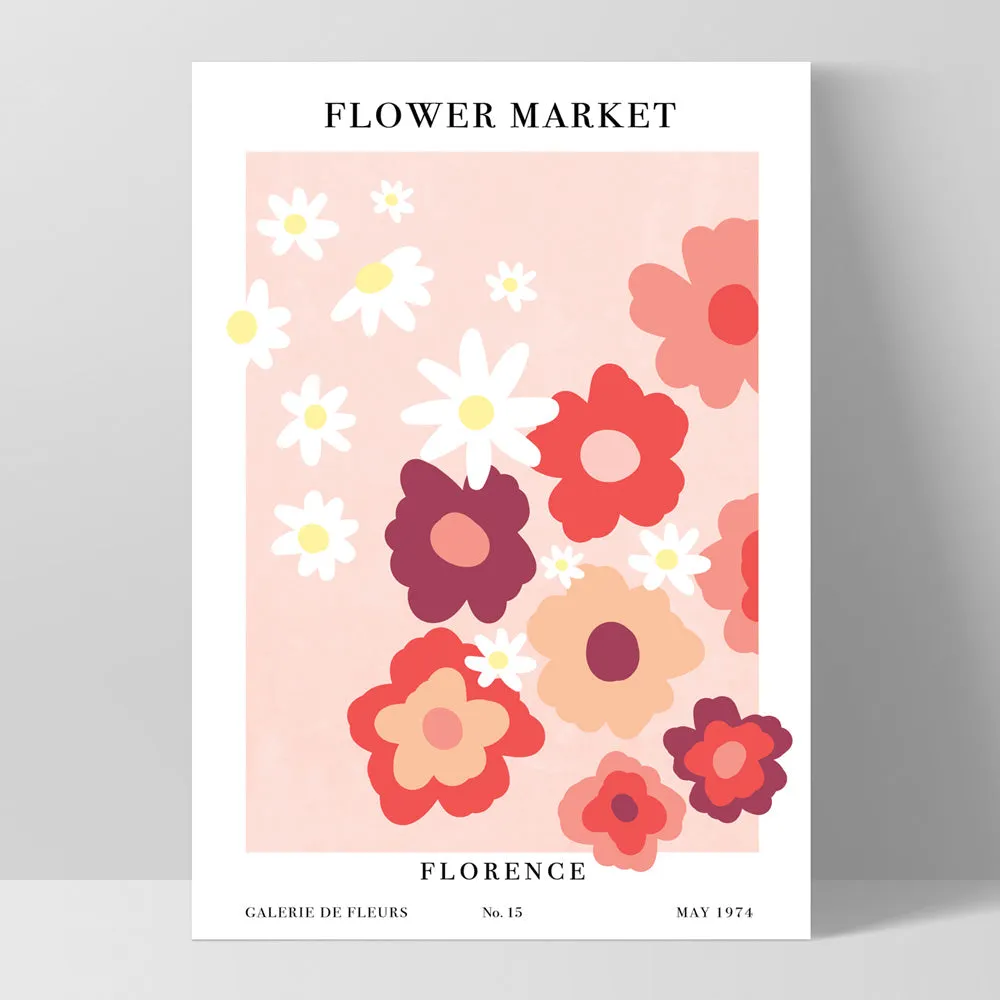 Flower Market | Florence - Art Print