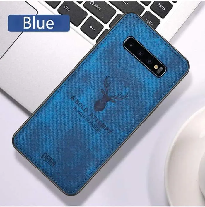 Galaxy S10 Plus Deer Pattern Inspirational Soft Case