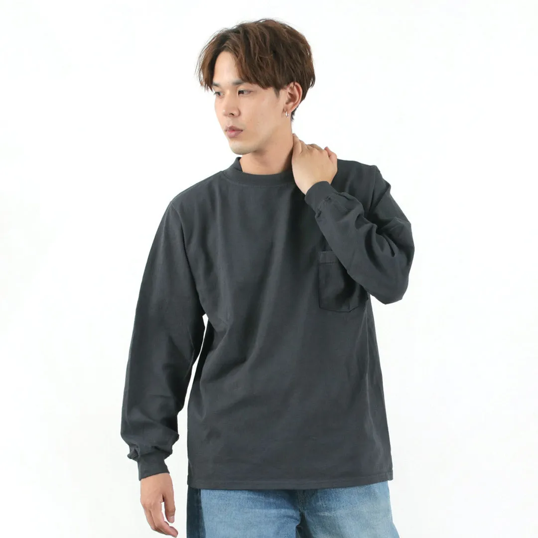 GOODWEAR / Long Sleeve Mock Neck Pocket T-Shirt