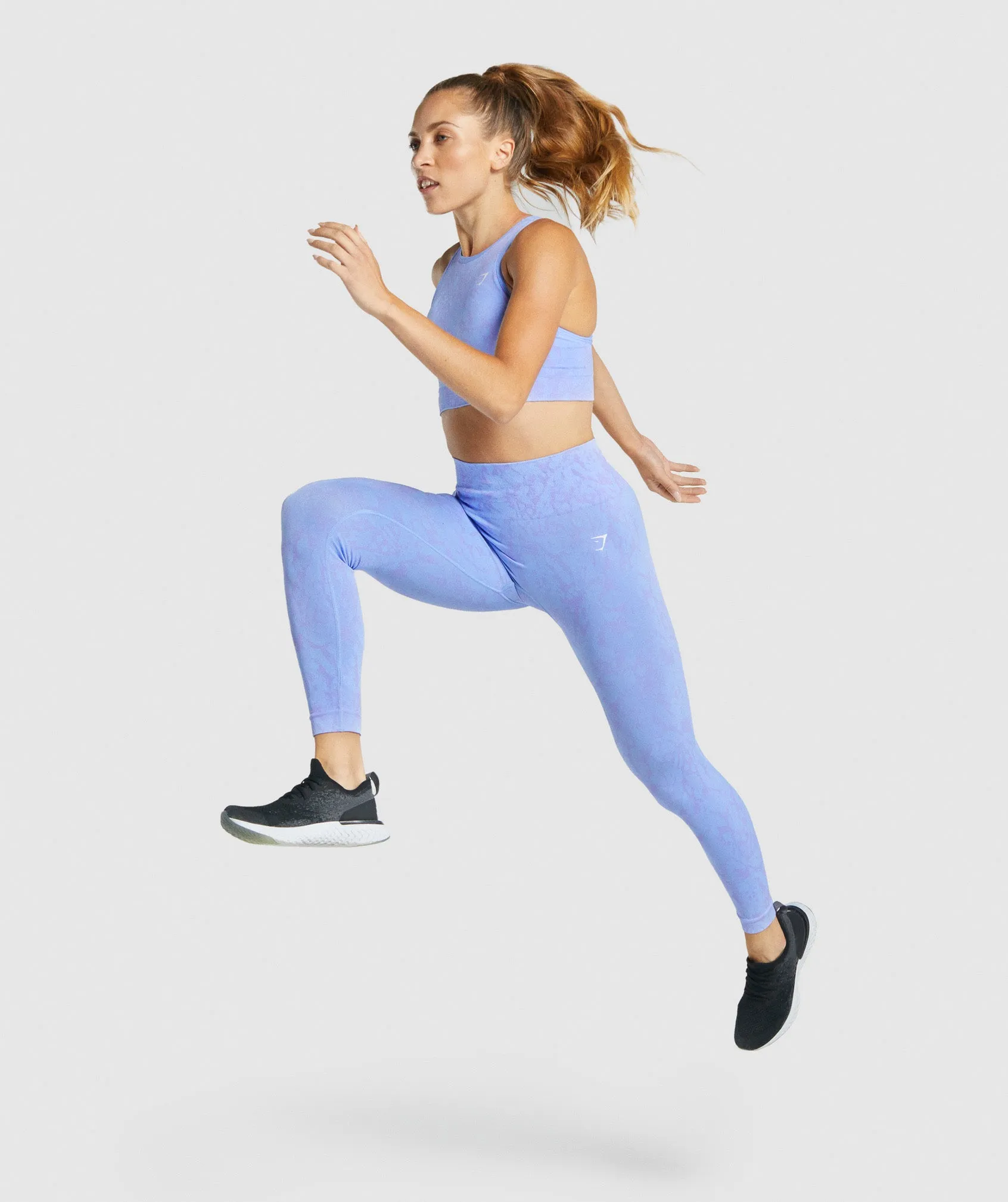 Gymshark Adapt Animal Seamless Leggings - Butterfly | Light Blue