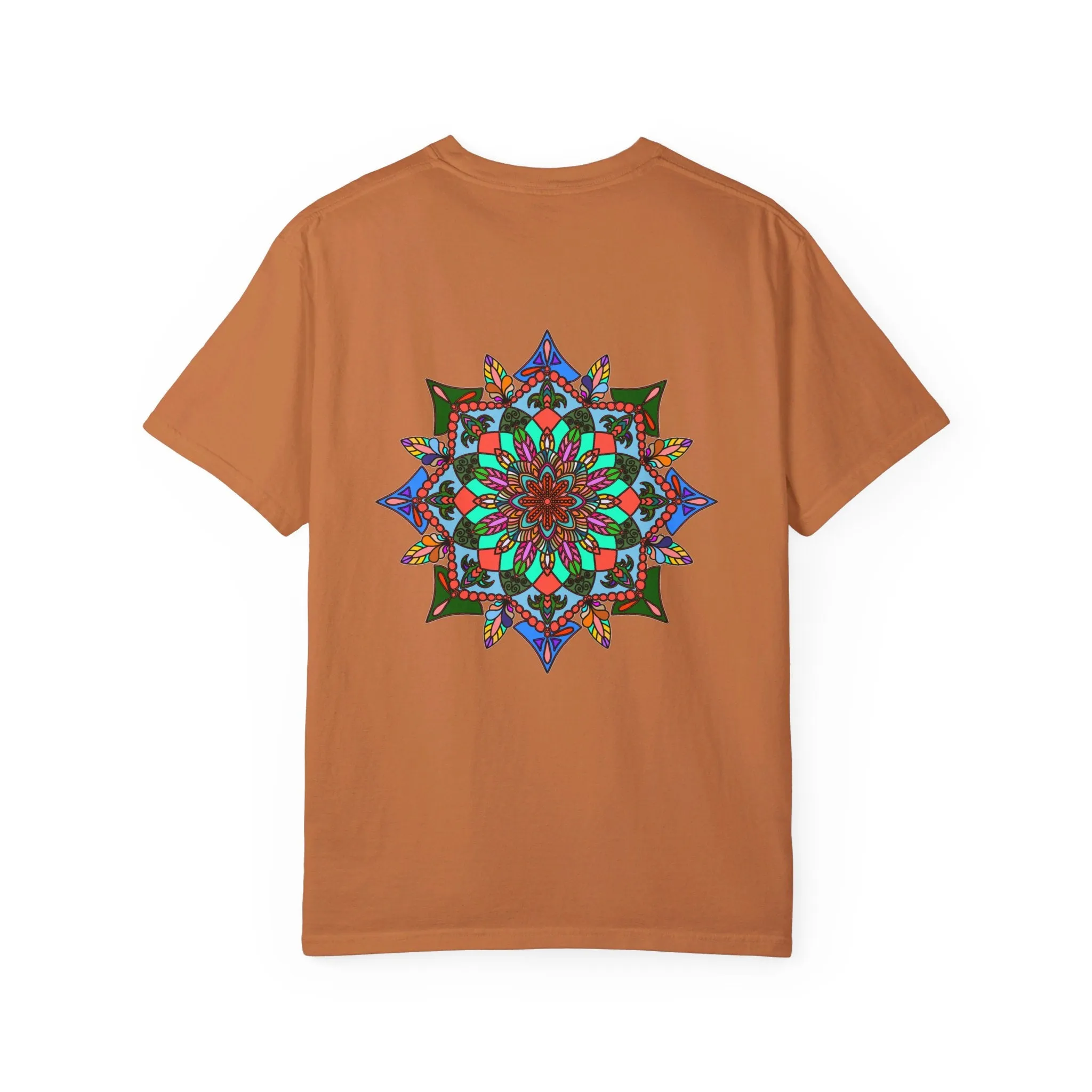 Handmade Mandala T-Shirt - 100% Ring-Spun Cotton