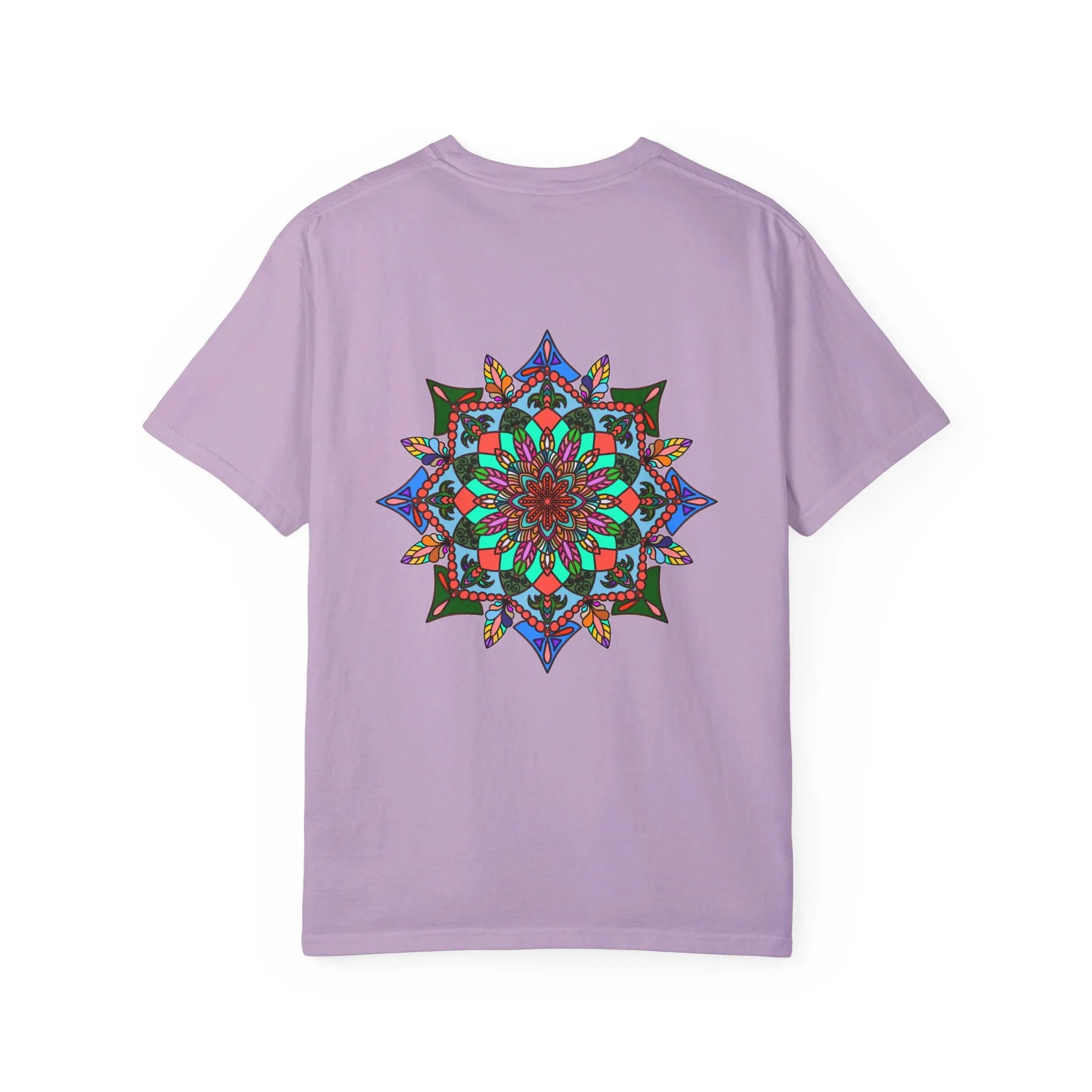 Handmade Mandala T-Shirt - 100% Ring-Spun Cotton