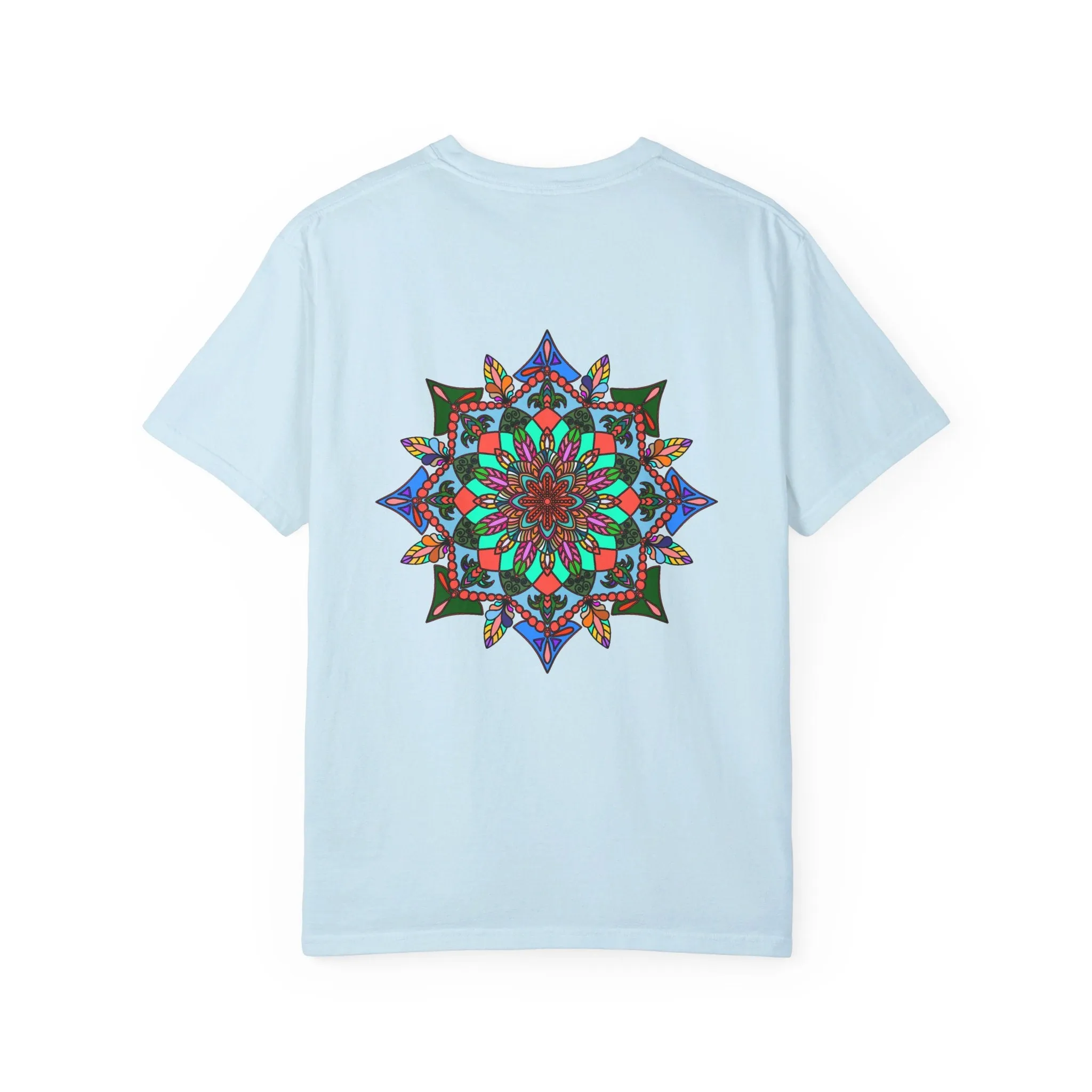 Handmade Mandala T-Shirt - 100% Ring-Spun Cotton