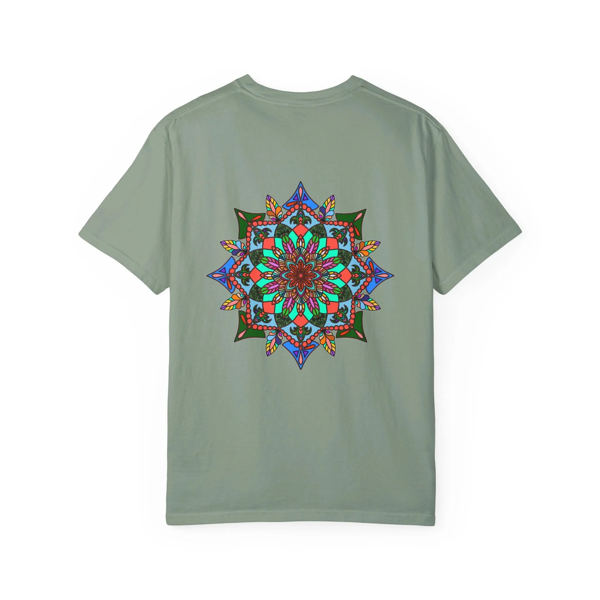 Handmade Mandala T-Shirt - 100% Ring-Spun Cotton