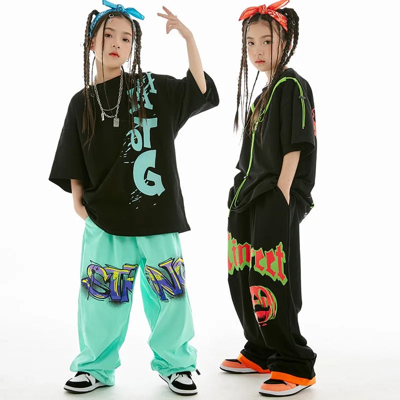 HH0364  Hip Hop- Loose Street Dance Costume- Performance Wear