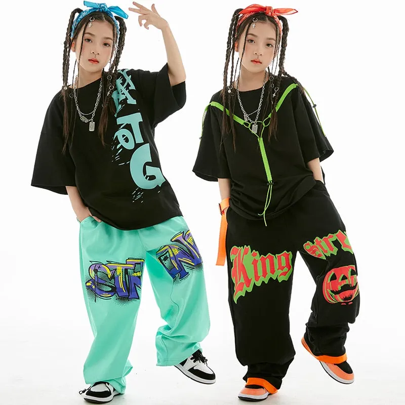 HH0364  Hip Hop- Loose Street Dance Costume- Performance Wear