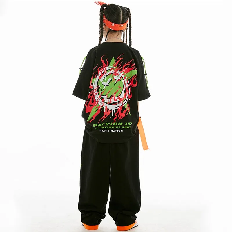 HH0364  Hip Hop- Loose Street Dance Costume- Performance Wear