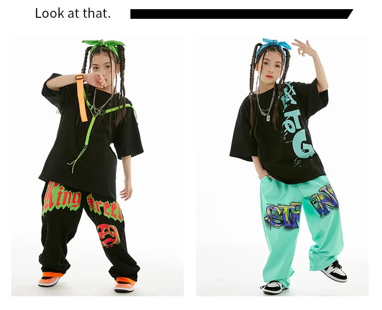 HH0364  Hip Hop- Loose Street Dance Costume- Performance Wear