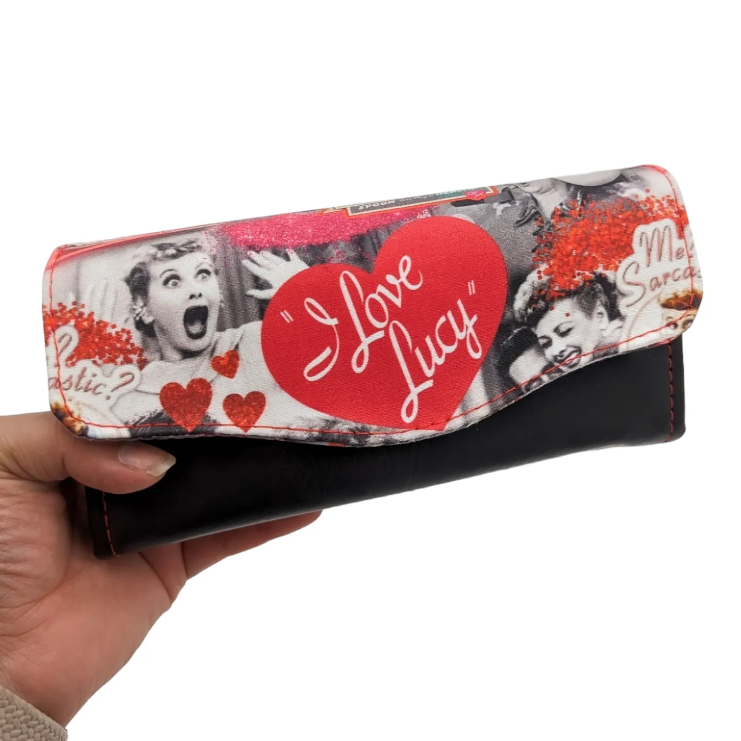 I Love Lucy Black Wallet