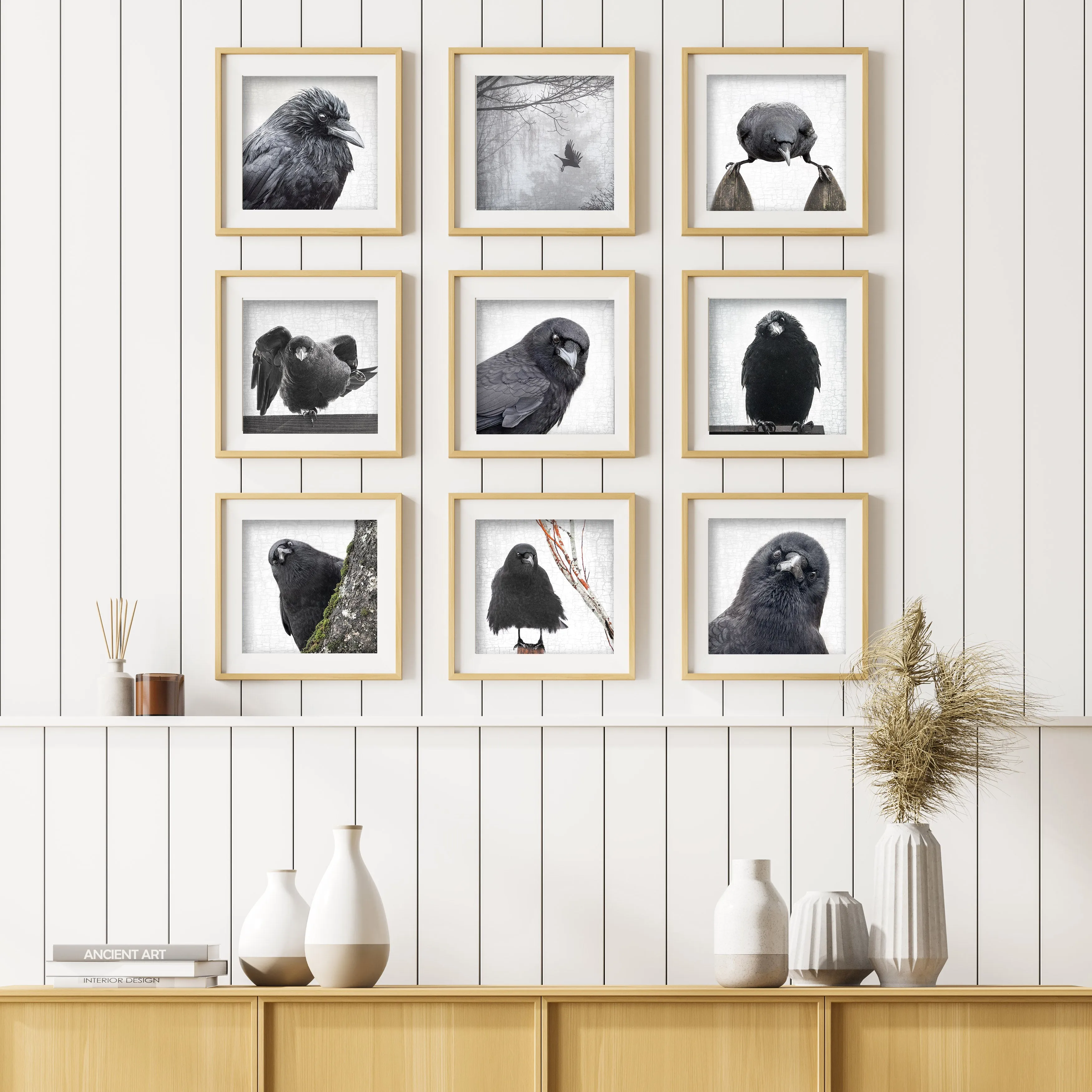 INTERPRETIVE DANCE CROW - Fine Art Print, Crow Portrait Series