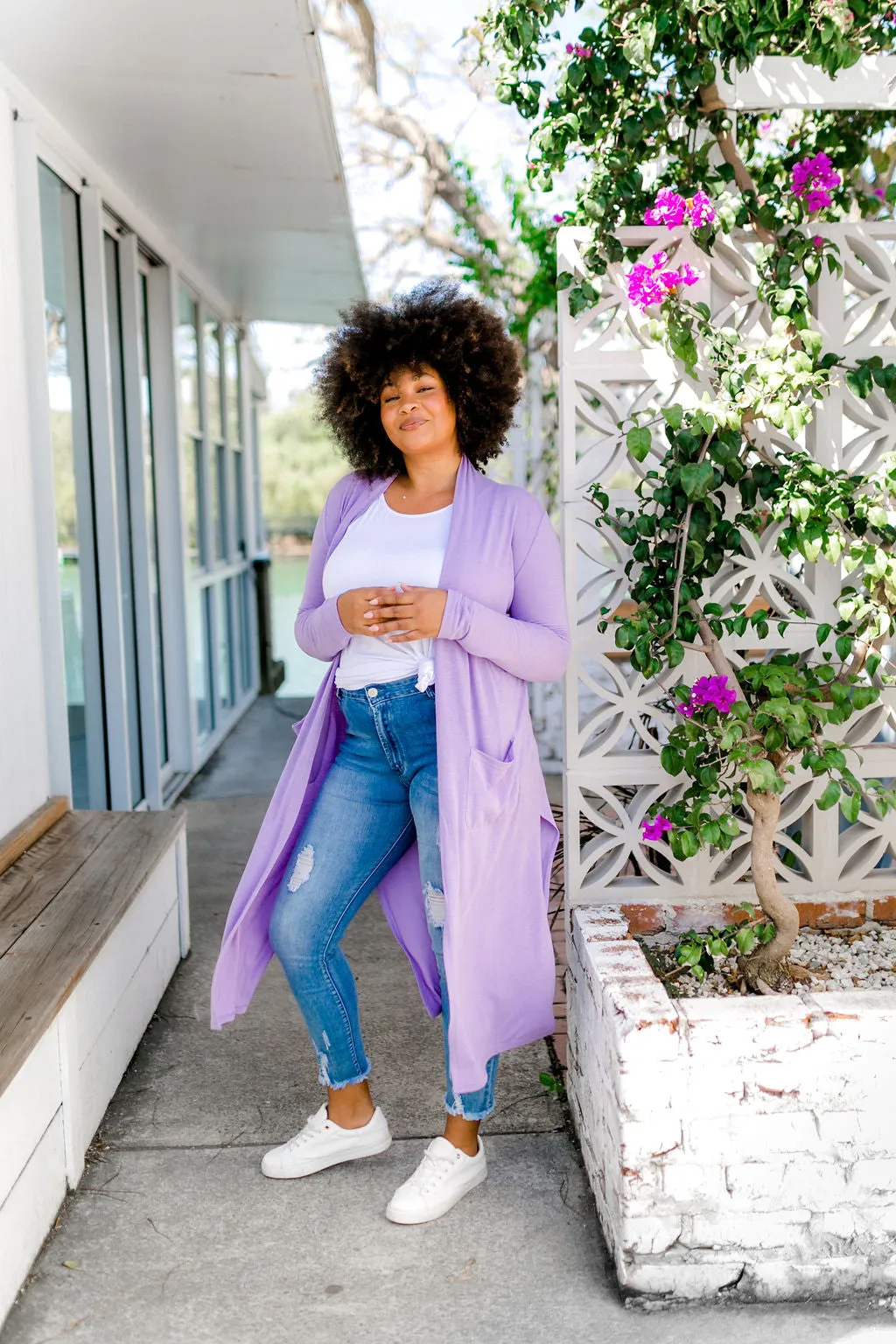 Jane Cardigan in Lilac