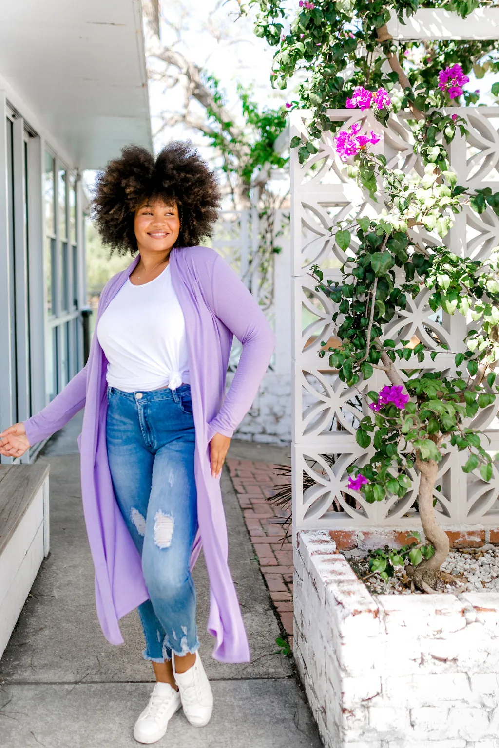 Jane Cardigan in Lilac