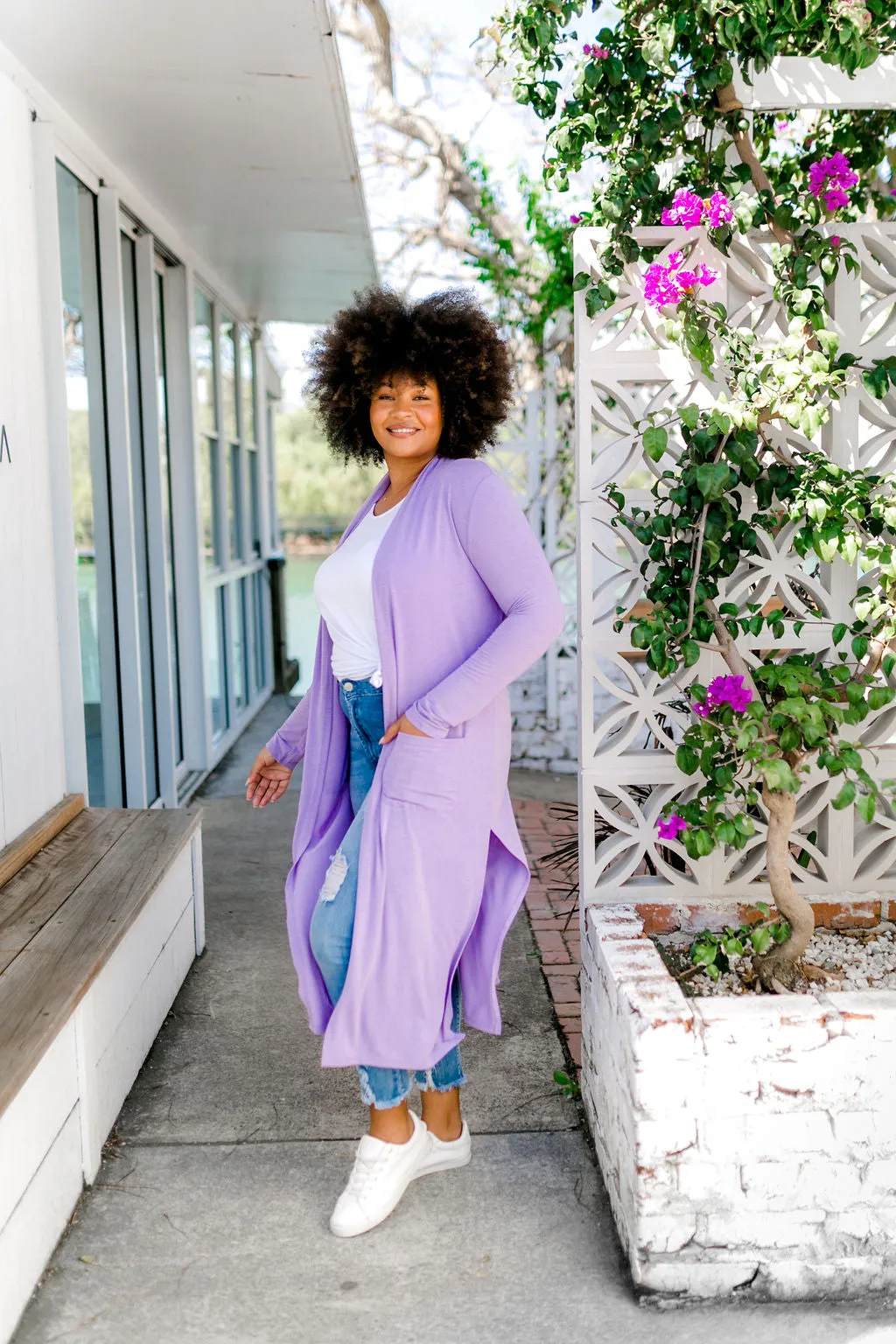 Jane Cardigan in Lilac