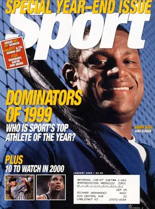 January 2000 Sport Cover (Sammy Sosa, Chicago Cubs)