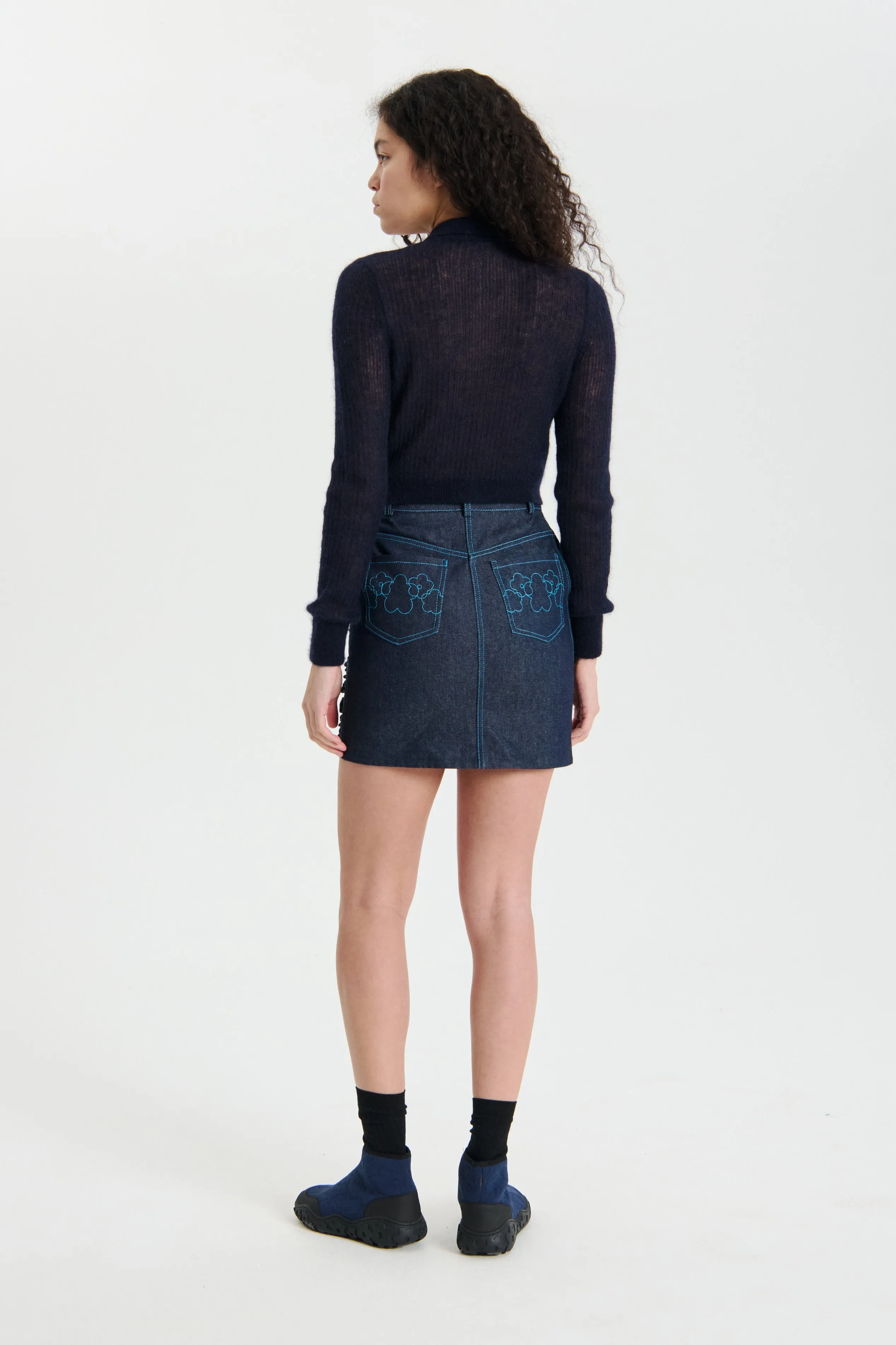 JAQUELINE | CARDIGAN VENUS SOFT KNIT NAVY