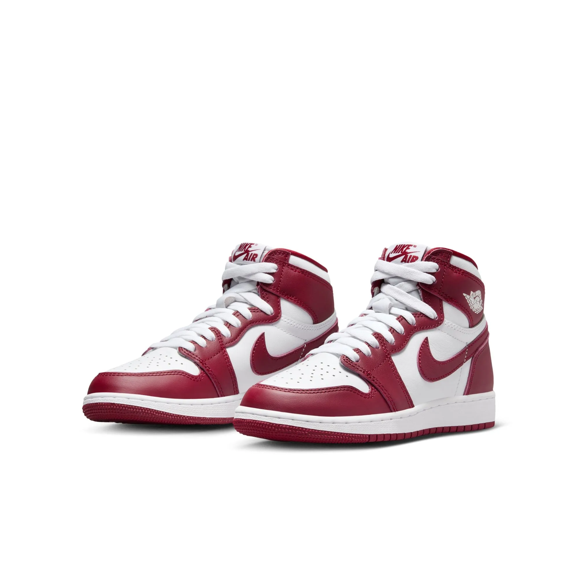 Jordan - Boy - GS Air Jordan 1 High OG - White/Team Red - Release