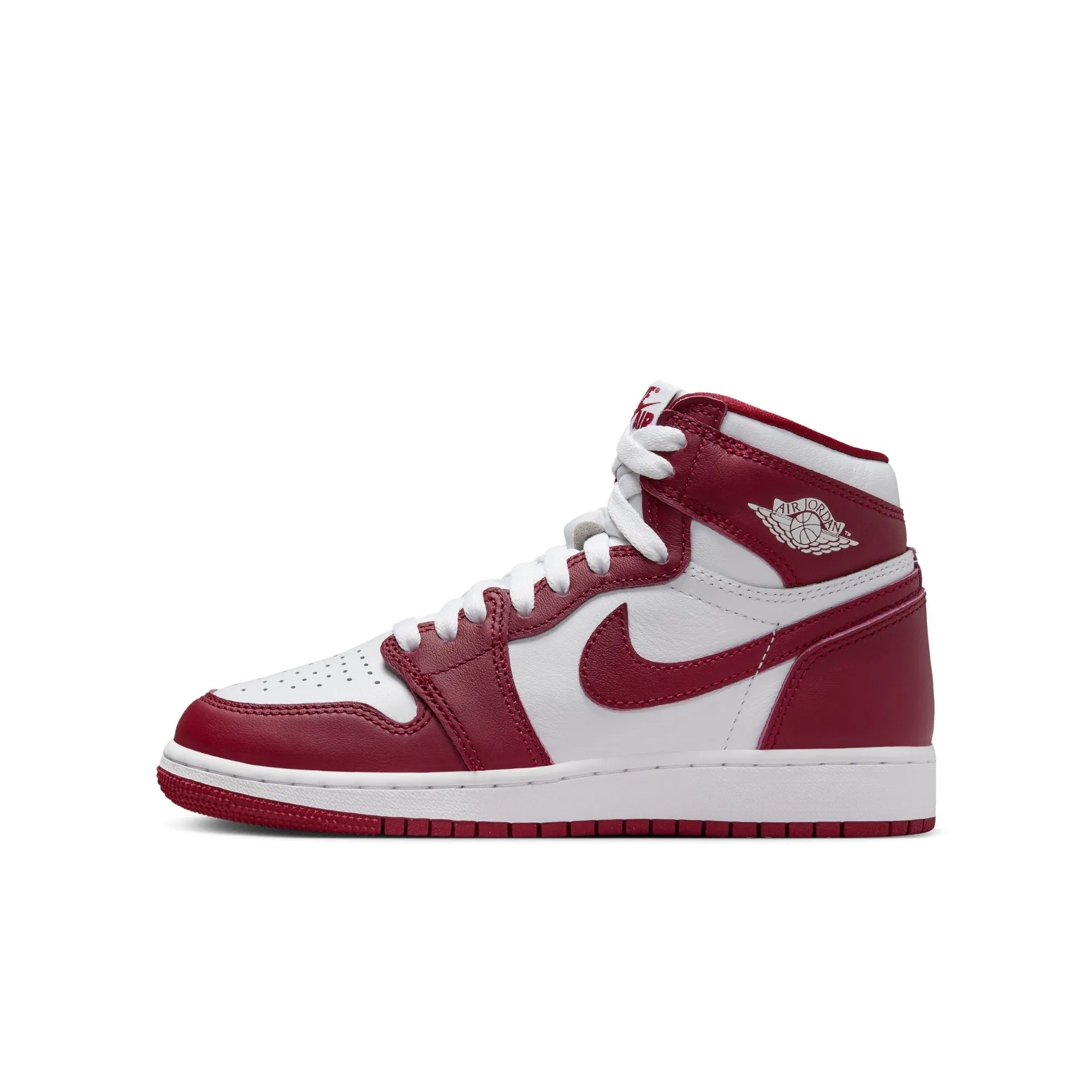 Jordan - Boy - GS Air Jordan 1 High OG - White/Team Red - Release