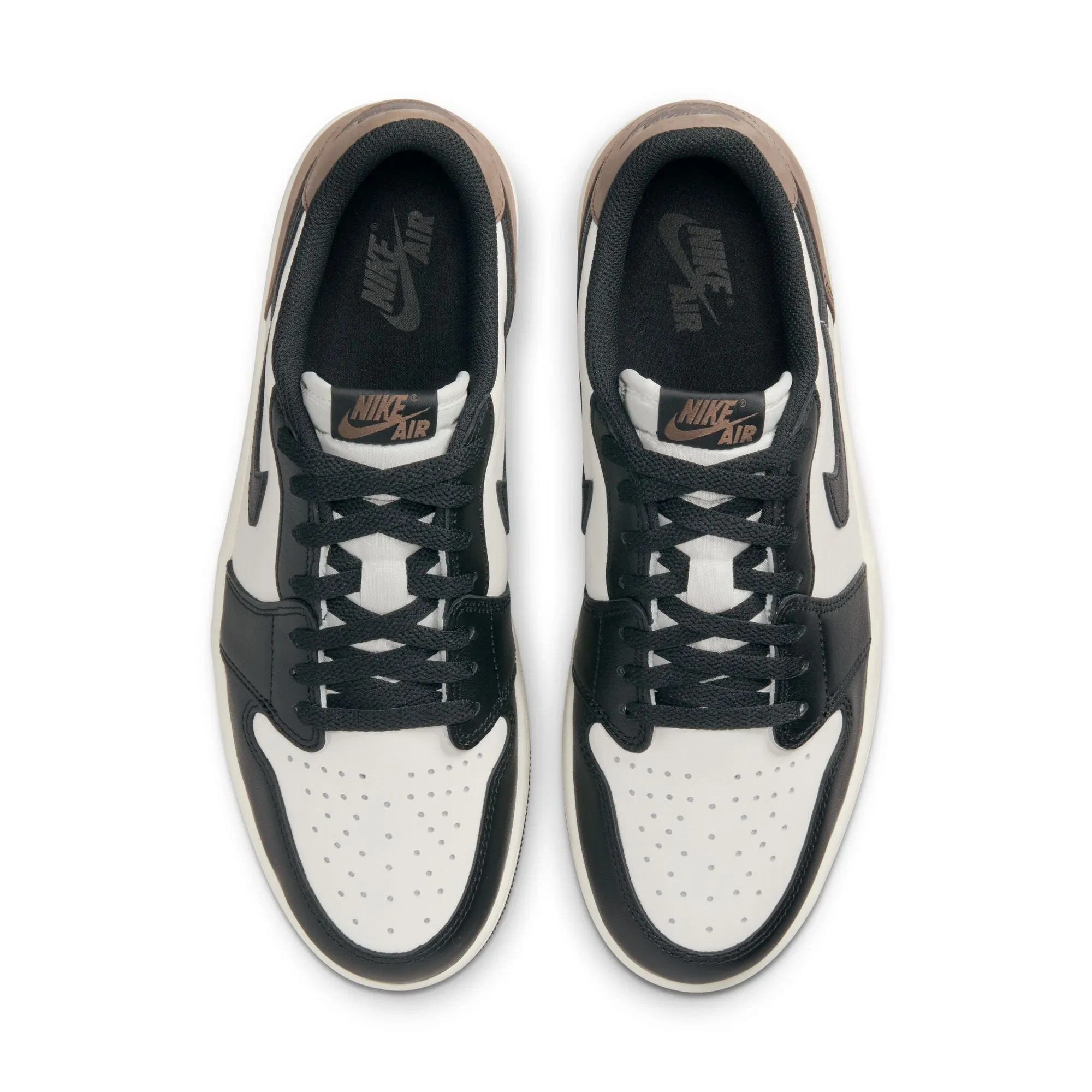 Jordan - Men - Air Jordan 1 Low OG - White/Black/Dark Mocha