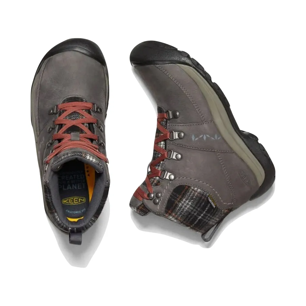 KEEN Women's Kaci III Winter Waterproof Boot in Magnet Grey