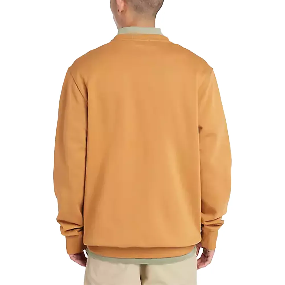 Kennebec River Linear Logo Crewneck Sweatshirt 'Wheat'